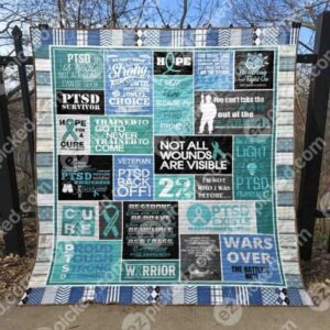 Ptsd Survivor Quilt Blanket Aq55  Quilt